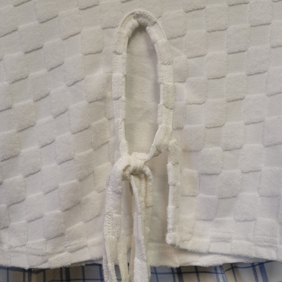 Princess Polly Jeremiah Long Sleeve White Checkered Top 😍 - Picture 6 of 11